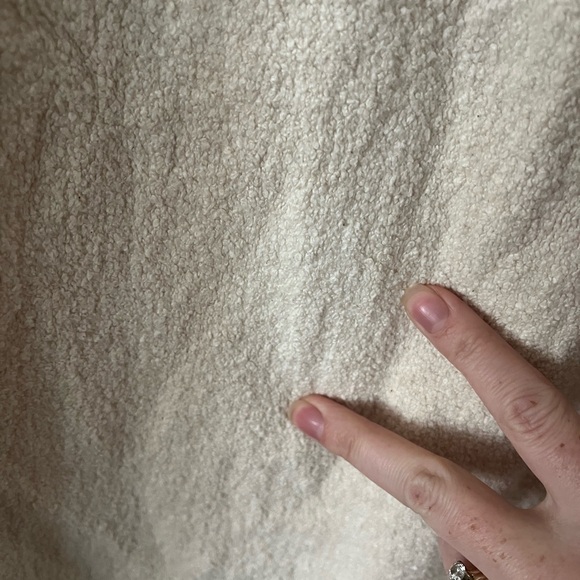 [SOLD] Uzbek Pima Cotton Cardigan in Cream - Picture 8 of 9